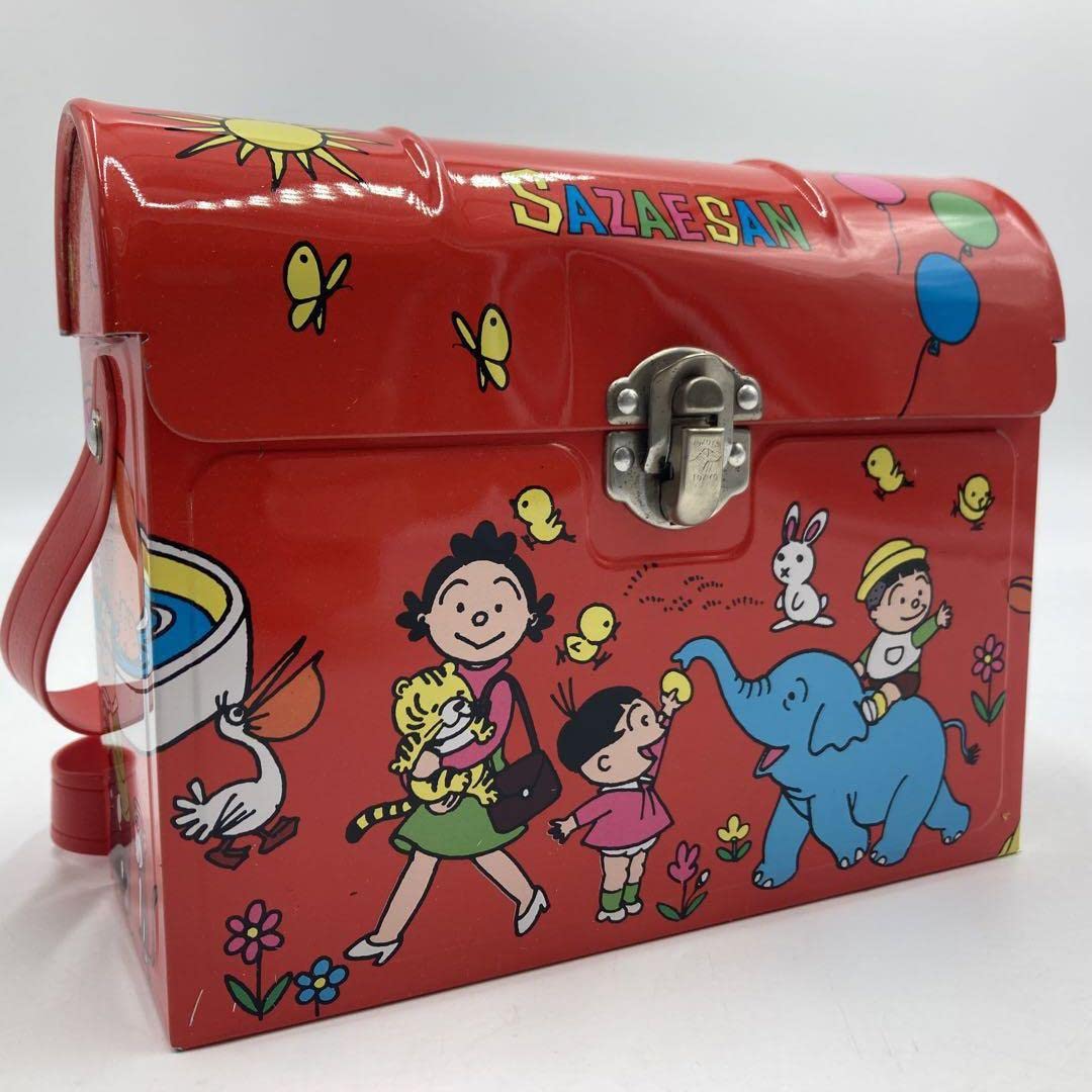 Amazon.co.jp: 昭和レトロ サザエさん クルー 缶 ショルダーバッグ